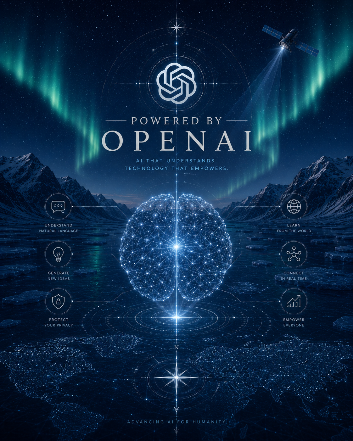 Powered by OpenAI illustration